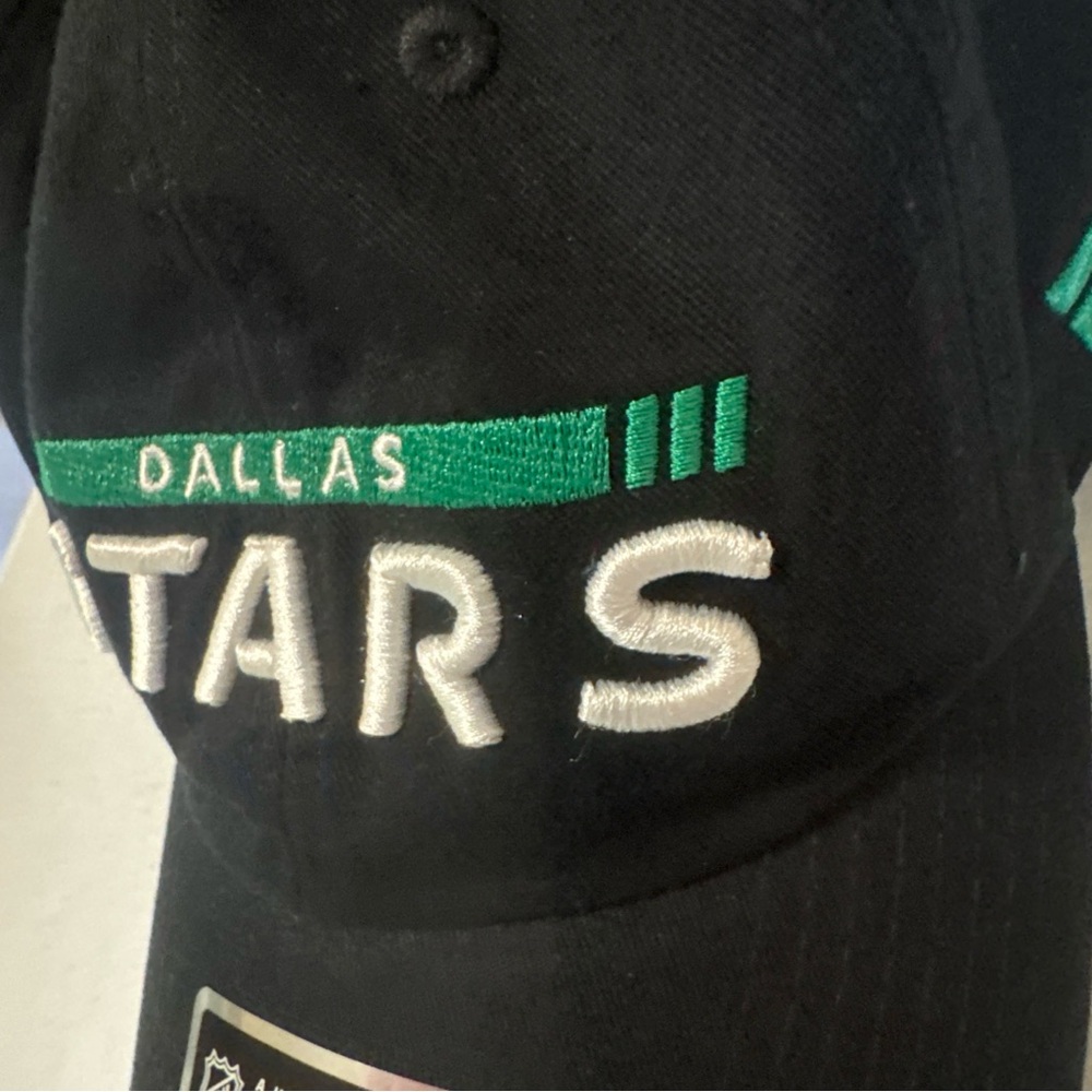 Dallas Stars Fanatics Branded Authentic Pro Rink Adjustable Hat Black Green New - Picture 16 of 16
